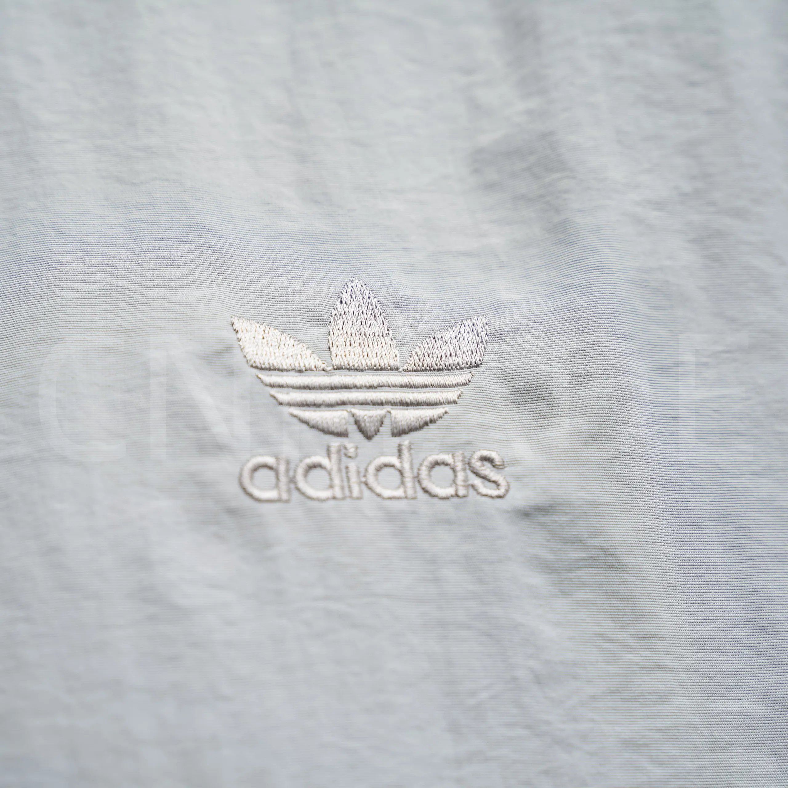 Adidas Originals Windbreaker Navy Blue with Light Blue Stripes Jacket Outerwear - 29