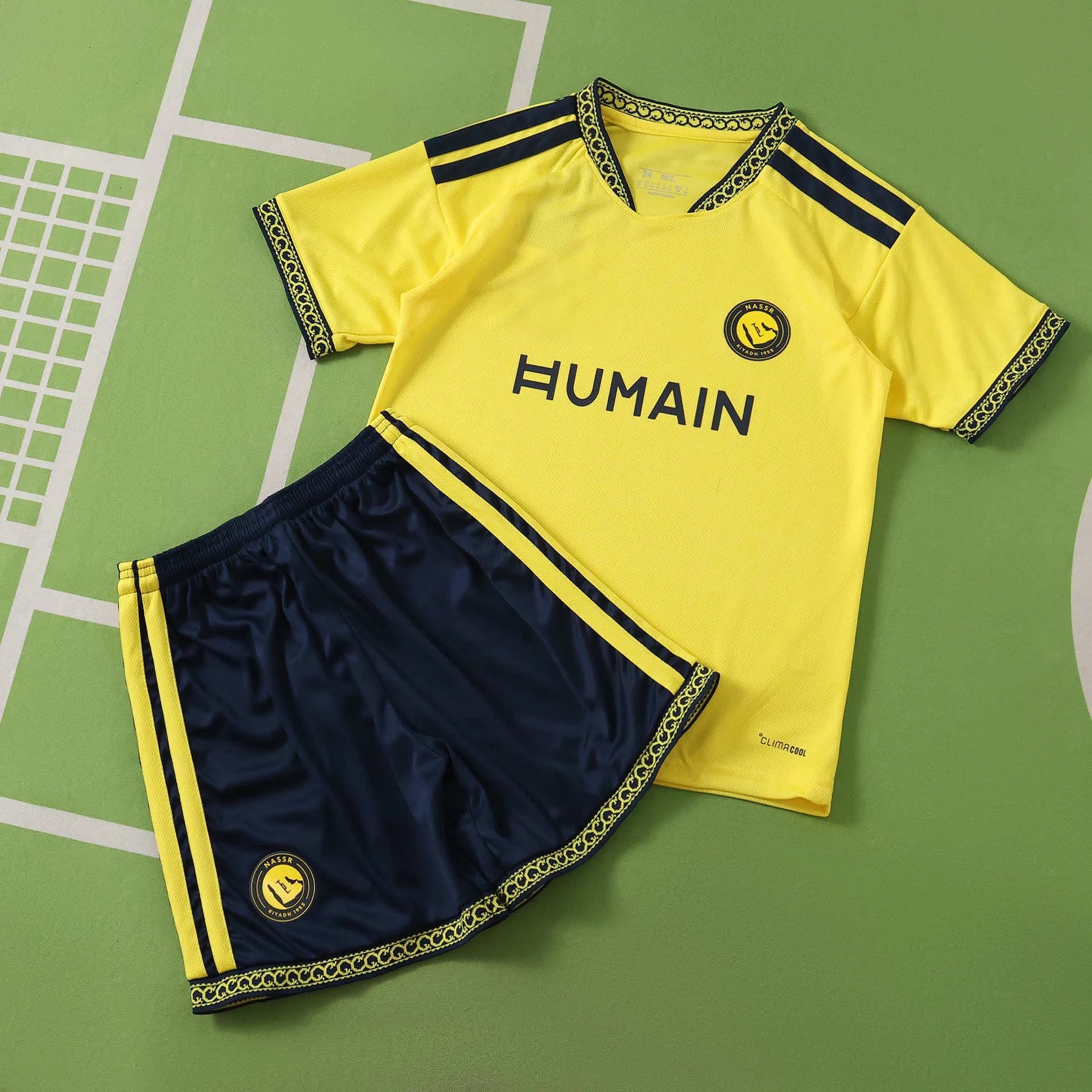 2627 Al Nassr Home Kids Jersey