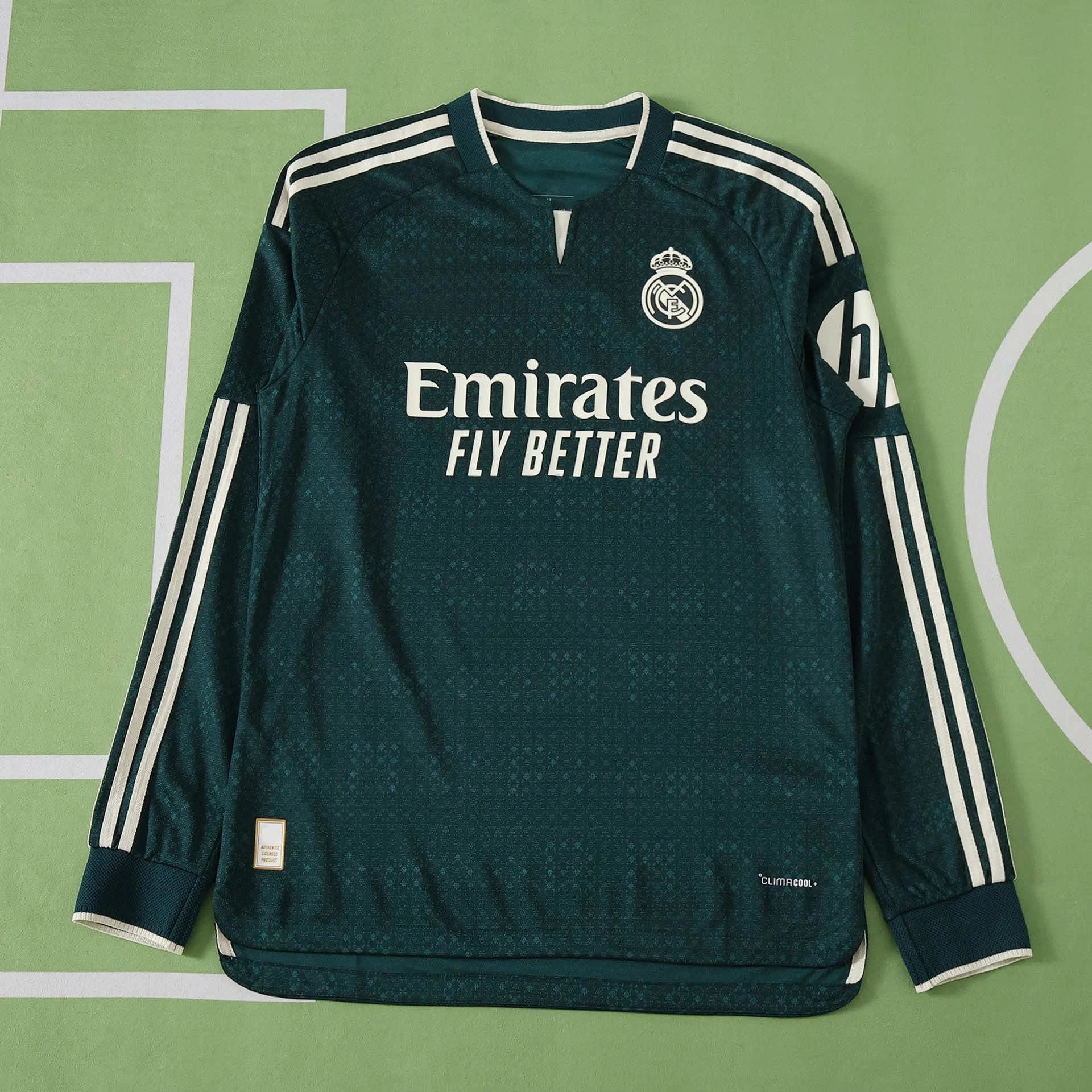 2627 Real Madrid away long sleeved player edition