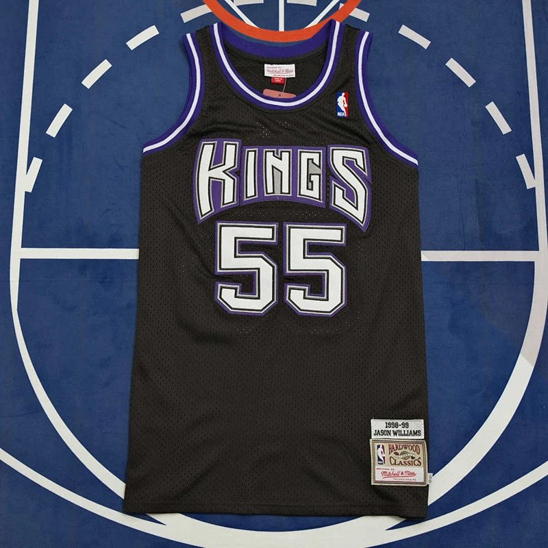 NBA Sacramento Kings 55# WILLIAMS (For custom information, please leave a note when placing your order; messages do not count)