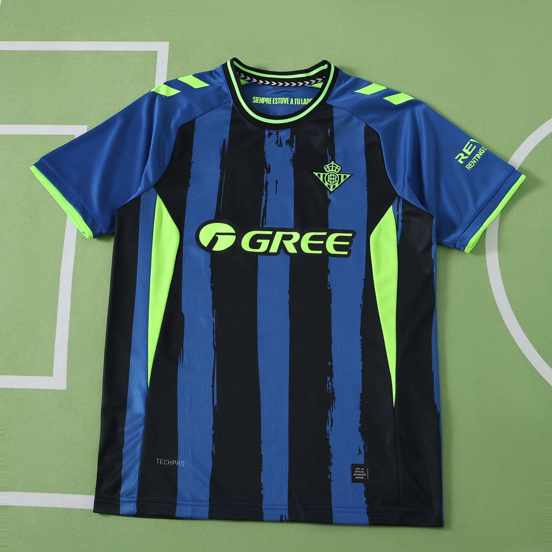 2627 Betis Second Away Blue Black Thai Version