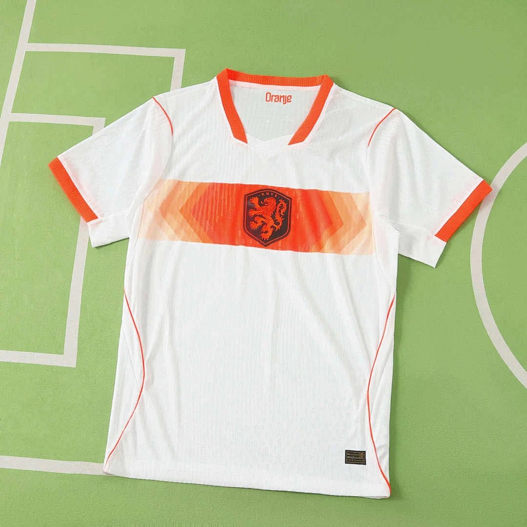 2026 Netherlands Away White Player Edition (Please leave customization notes when placing the order; messages will not be counted)