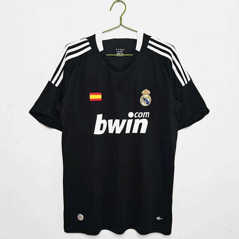 0809 Real Madrid Away Black Thai Version (Please note customization info when placing order; messages are not counted)
