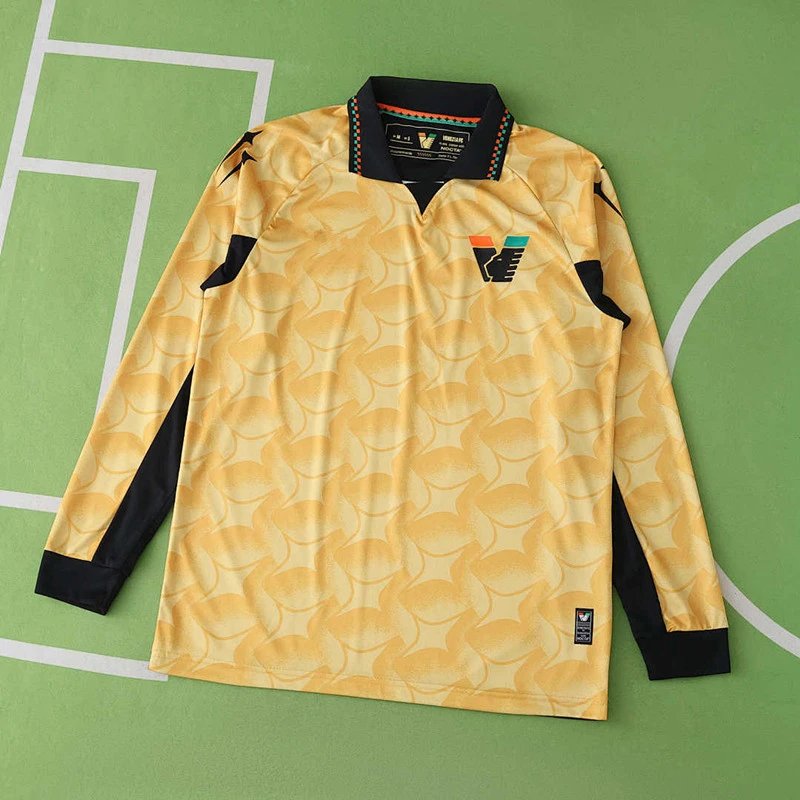 2526 Venice Yellow Goalkeeper Long Sleeve Thai Version (For customization info, please leave a note when placing your order. Sending a message does not count.)