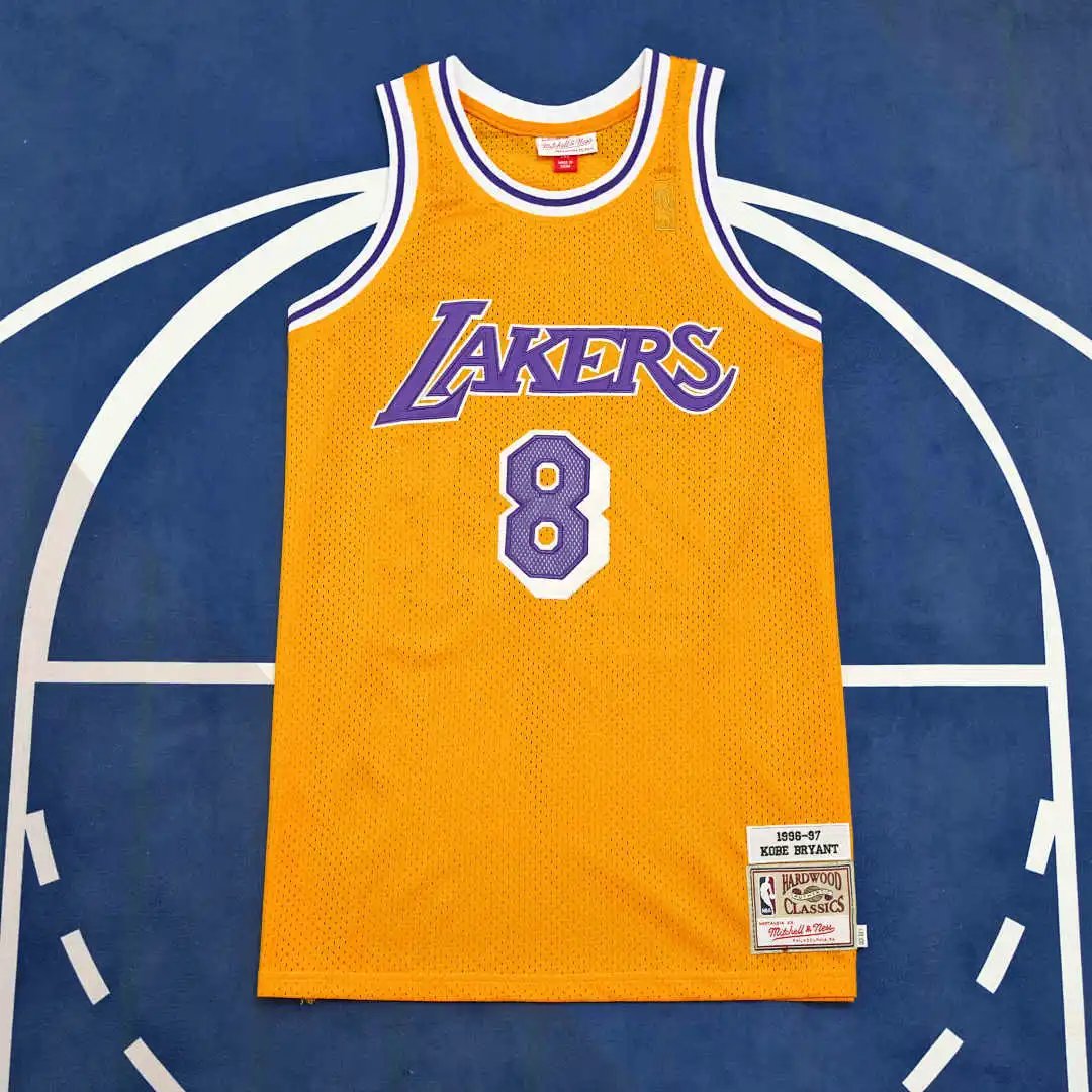 NBA Los Angeles Lakers 8#24#BRYANT No. 24 on back (Please note customization info in your order; messages are not accepted)