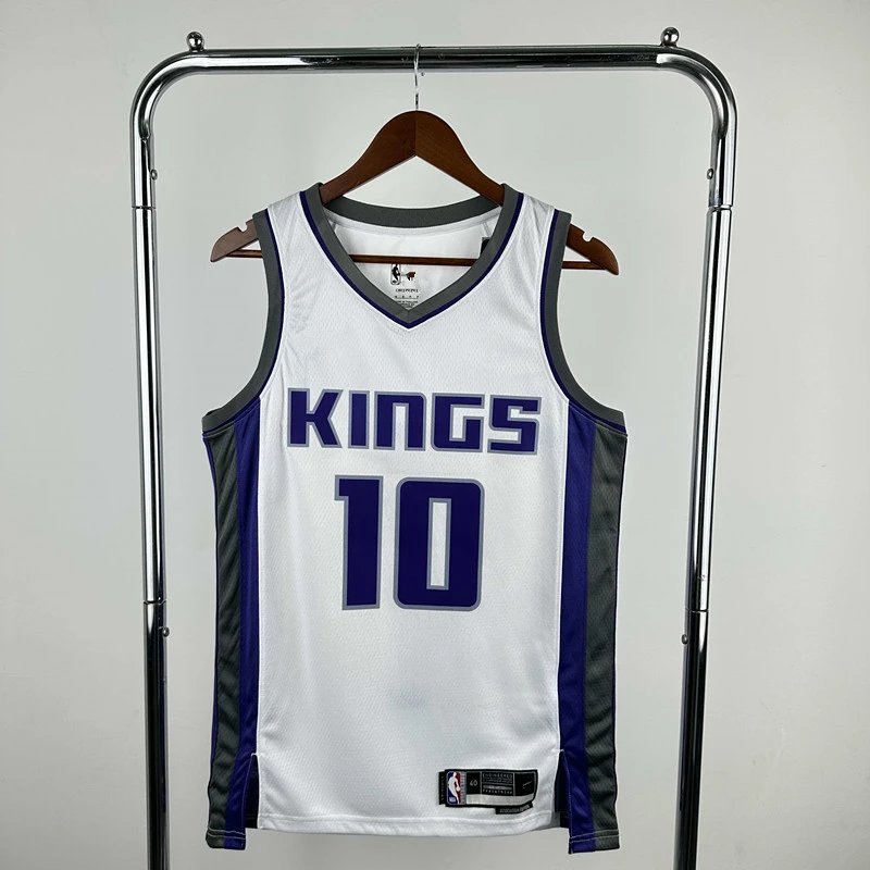 NBA国王白色10#DEROZAN