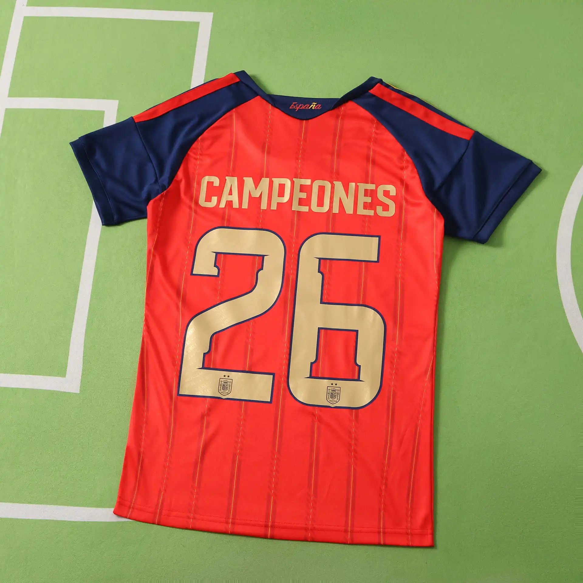 2026 Spain home championship women's clothing two stars