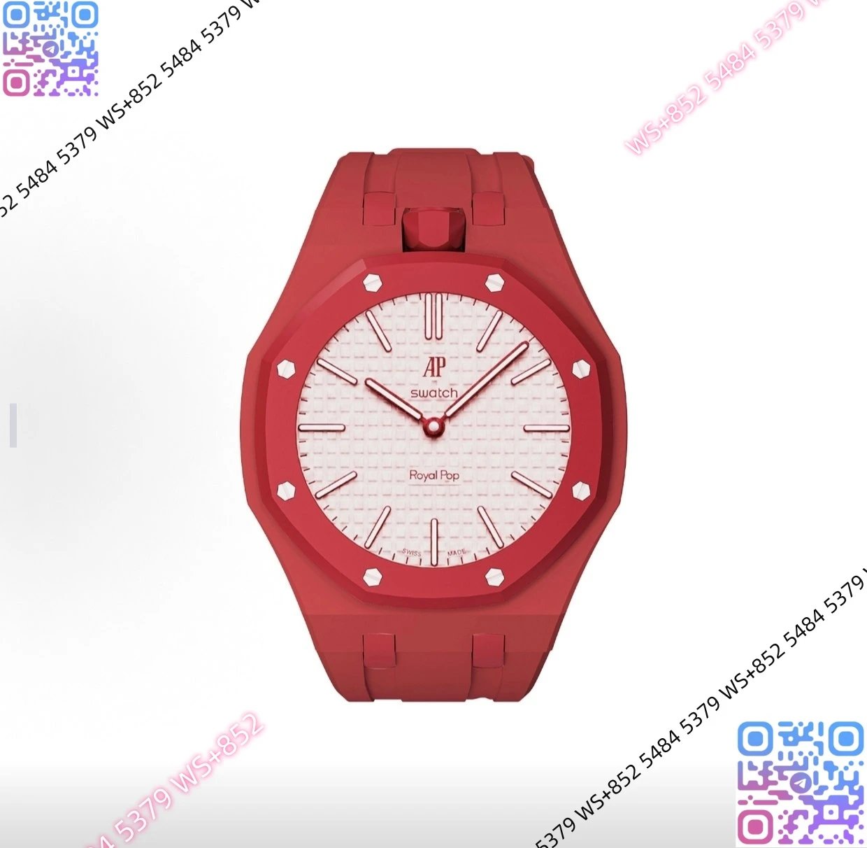 Audemars Piguet Watches Royal Pop — (2)Ap Customized version 5.Ceramic case rubber strap (with dial. Original box. Invoices. Shopping bag)