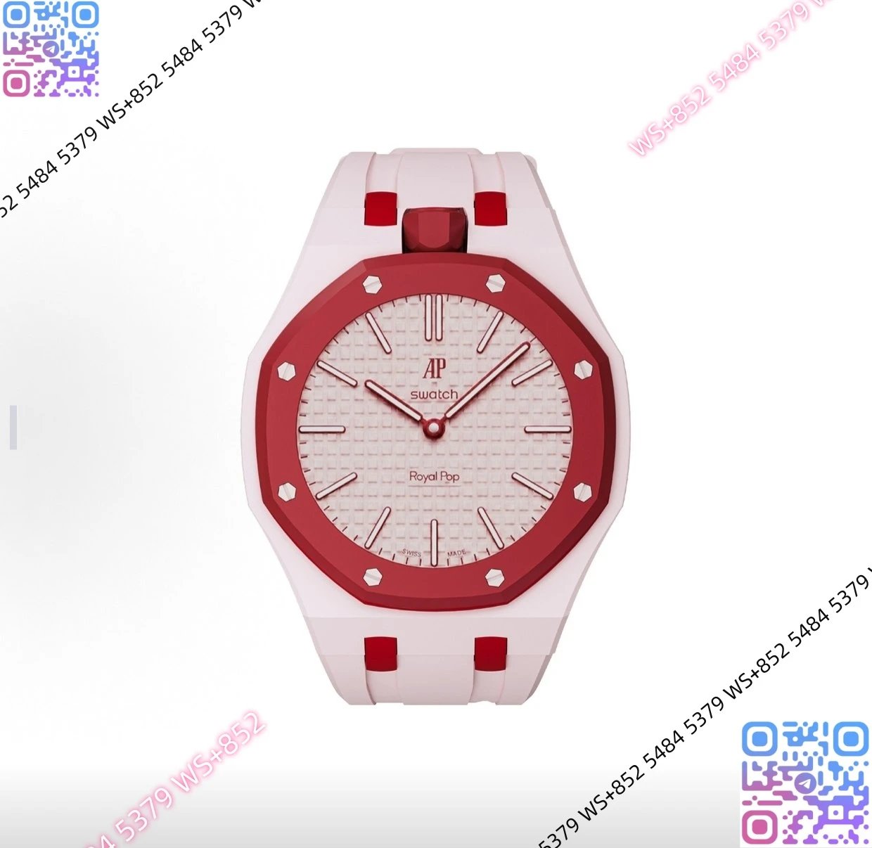 Audemars Piguet Watches Royal Pop — (2)Ap Customized version 9.Ceramic case rubber strap (with dial. Original box. Invoices. Shopping bag)