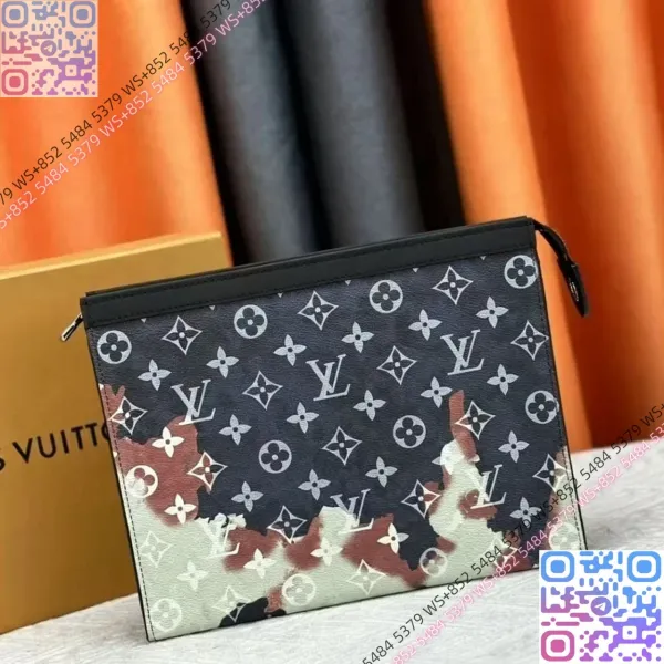 Louis Vuitton Monogramouflage Pochette Accessoires Clutch Multicolor Clutches - 1