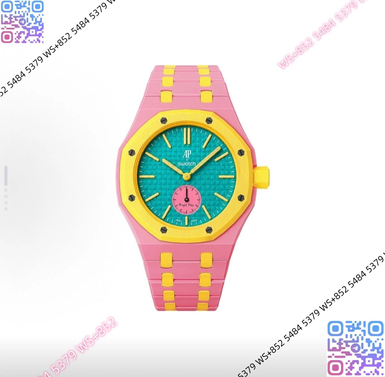 Audemars Piguet Watches Royal Pop — AP Customized version 5.Full ceramic strap (with dial. Original box. Invoices. Shopping bag)