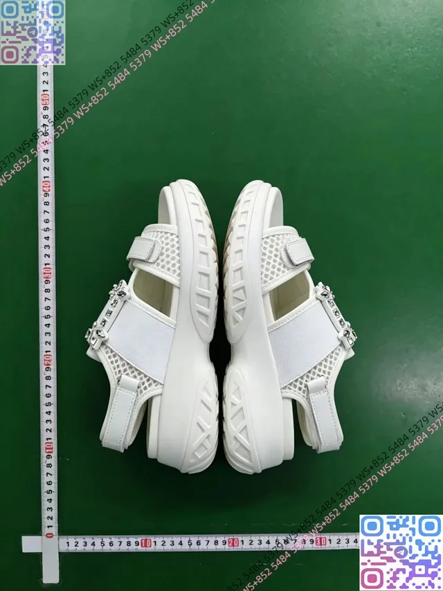 Unbranded Sneakers Mesh rhinestone-buckle wedge product detail image 7