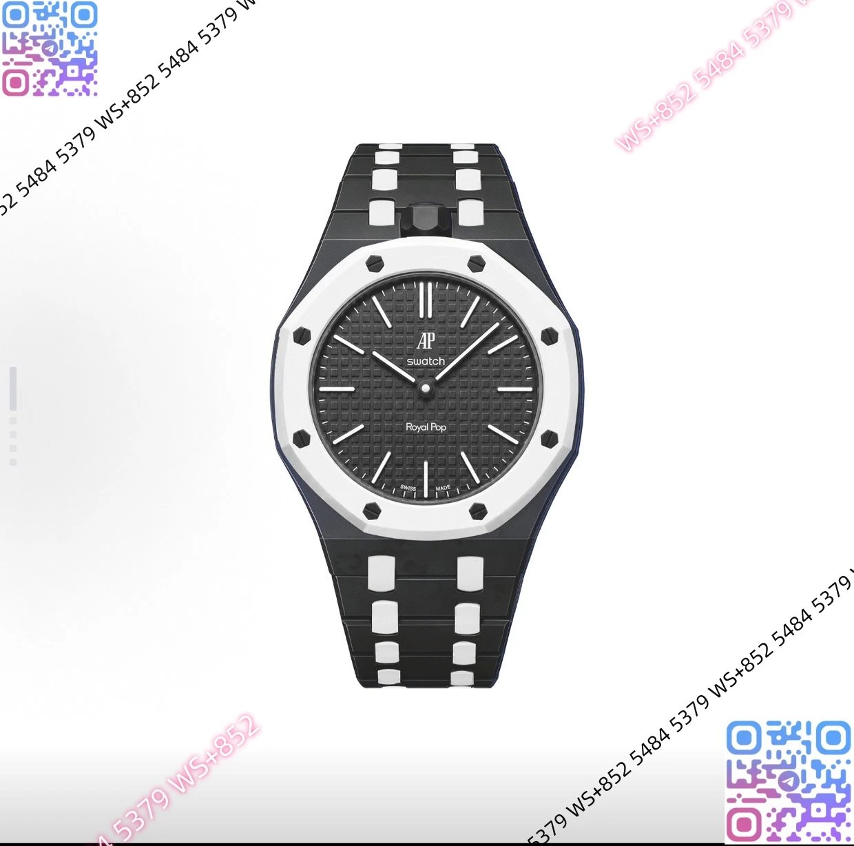 Audemars Piguet Watches Royal Pop — AP Customized version 7.Full ceramic strap (with dial. Original box. Invoices. Shopping bag)