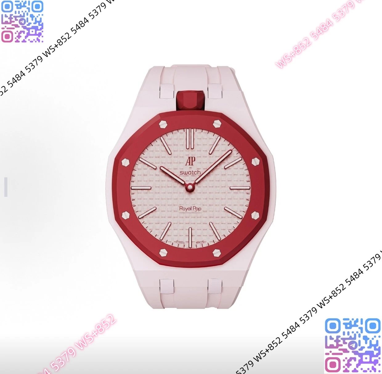 Audemars Piguet Watches Royal Pop — (2)Ap Customized version 16.Ceramic case rubber strap (with dial. Original box. Invoices. Shopping bag)
