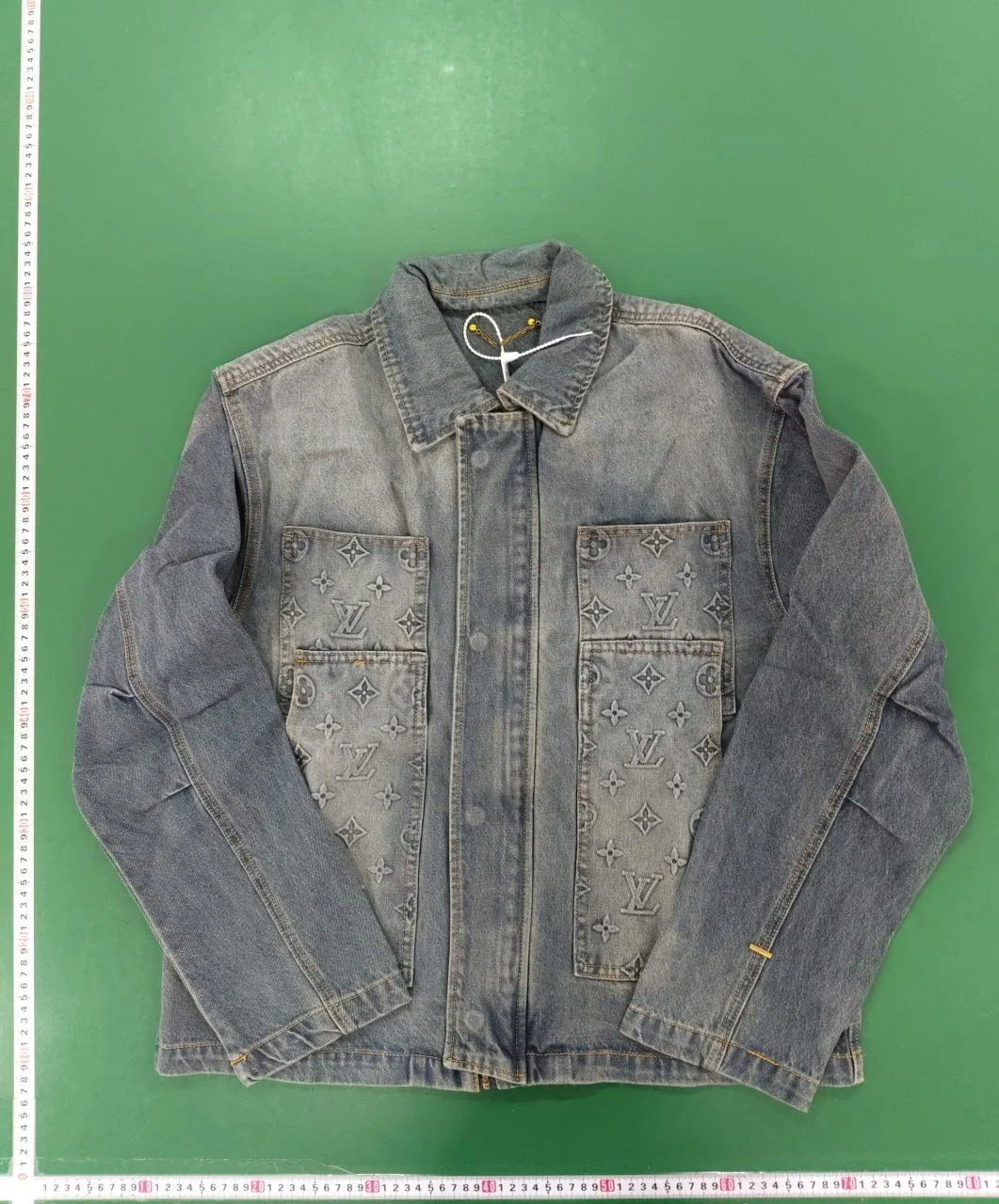 Louis Vuitton Matching Sets Monogram denim jacket and jeans set image 2