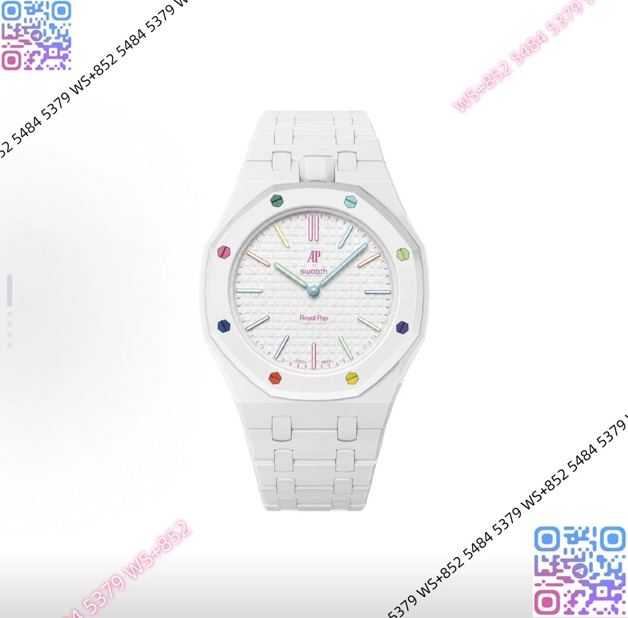 Audemars Piguet Watches Royal Pop — AP Customized version 4.Full ceramic strap (with dial. Original box. Invoices. Shopping bag)
