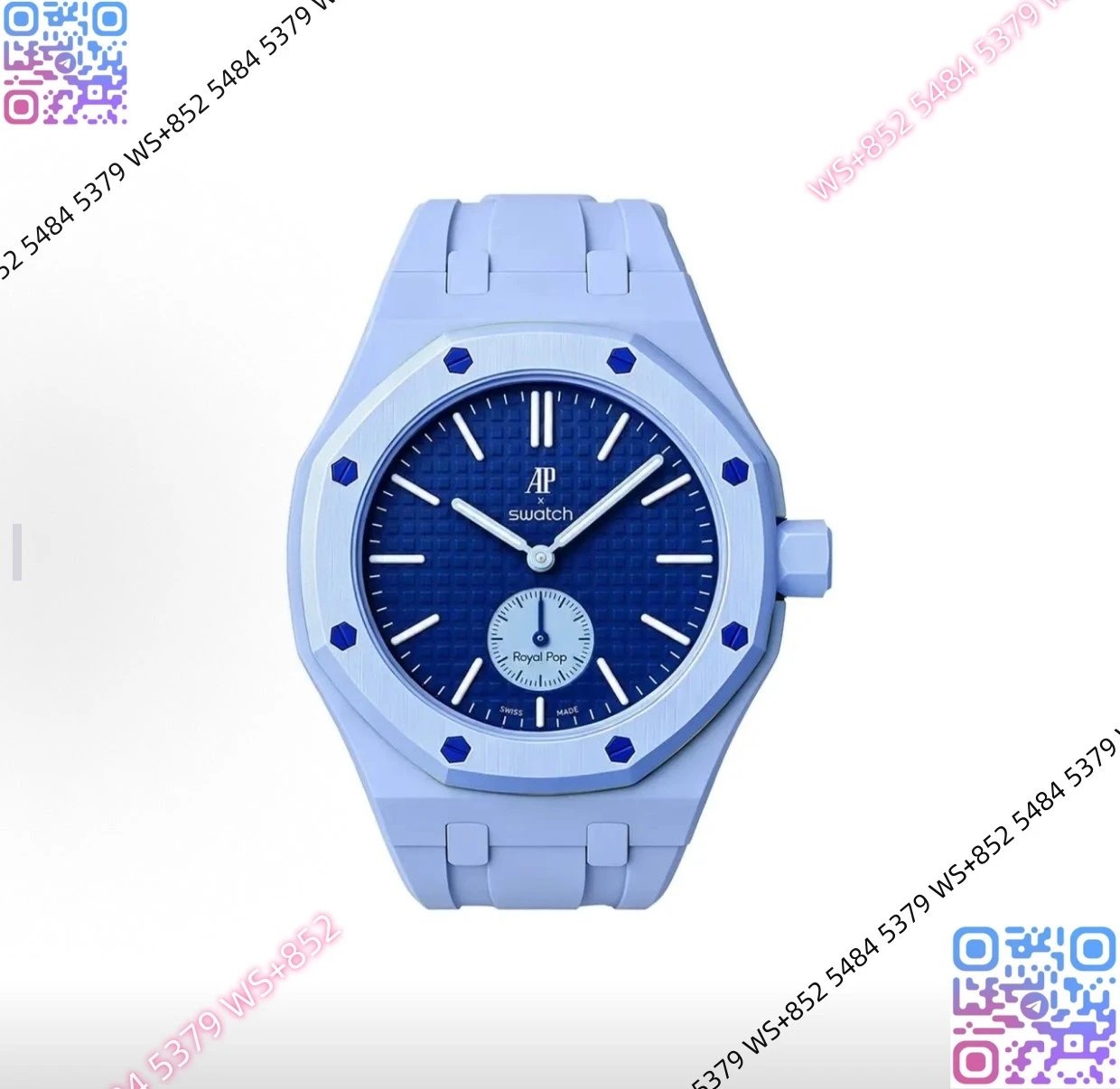 Audemars Piguet Watches Royal Pop — (2)Ap Customized version 1.Ceramic case rubber strap (with dial. Original box. Invoices. Shopping bag)