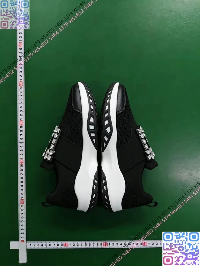Unbranded Sneakers Mesh rhinestone-buckle wedge product detail image 2