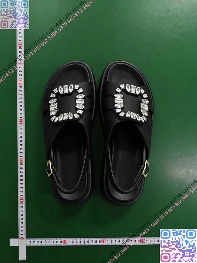 Unbranded Sneakers Mesh rhinestone-buckle wedge product detail image 9