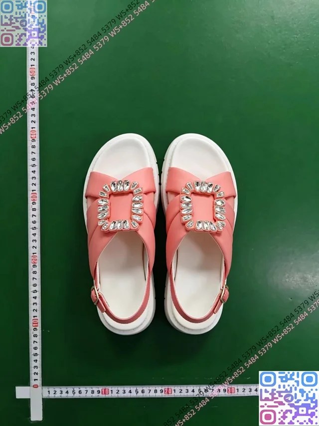 Unbranded Sneakers Mesh rhinestone-buckle wedge product detail image 5