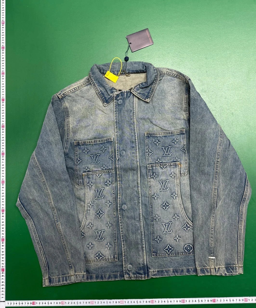 Louis Vuitton Matching Sets Monogram denim jacket and jeans set image 6