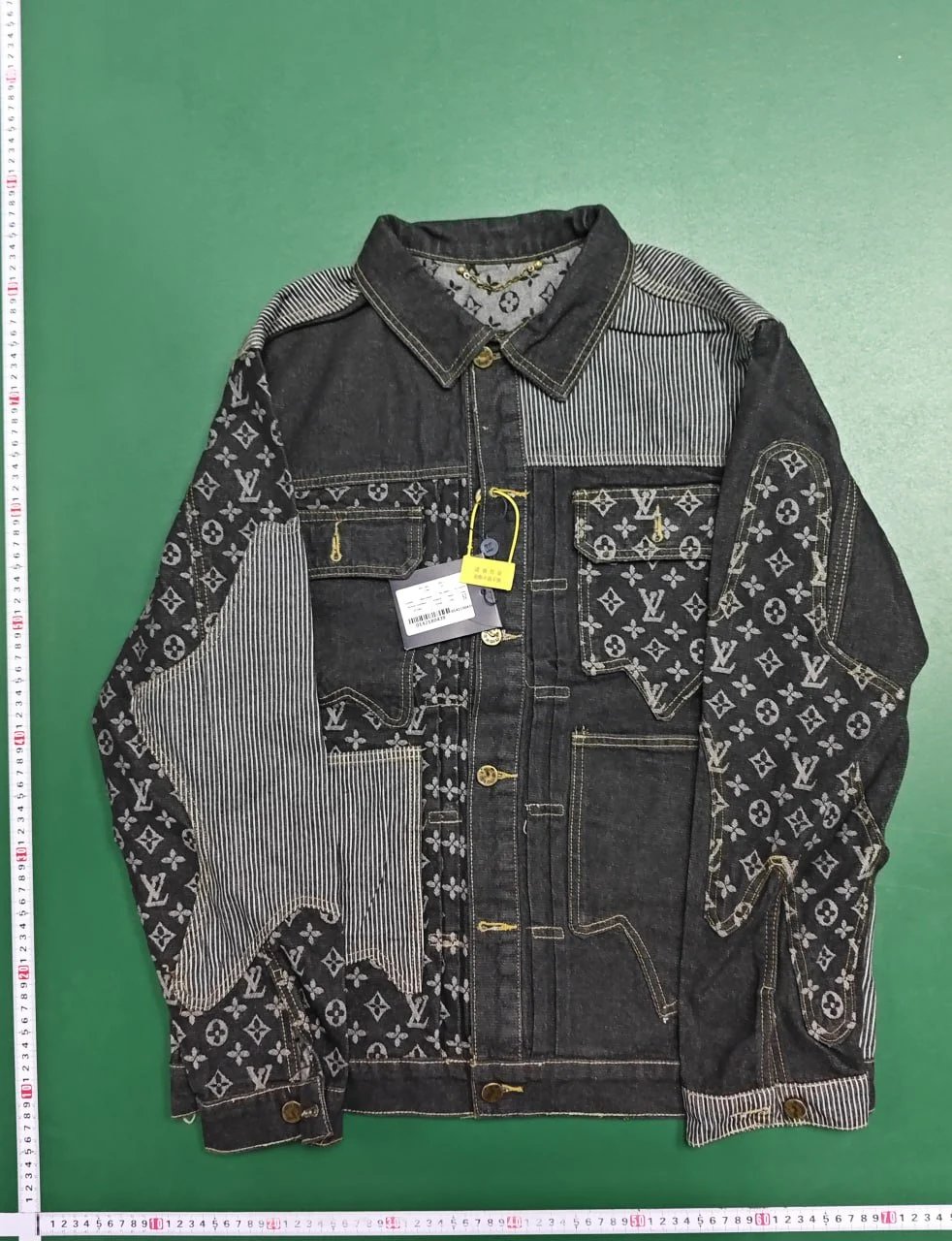 Louis Vuitton Matching Sets Monogram denim jacket and jeans set image 4