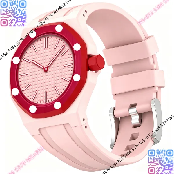 Audemars Piguet Royal Oak Offshore Pink Ceramic Watch Watches - 1