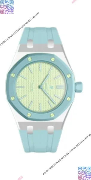 Audemars Piguet Royal Oak Jumbo Extra-Thin Mint Green Dial Watch Watches - 1