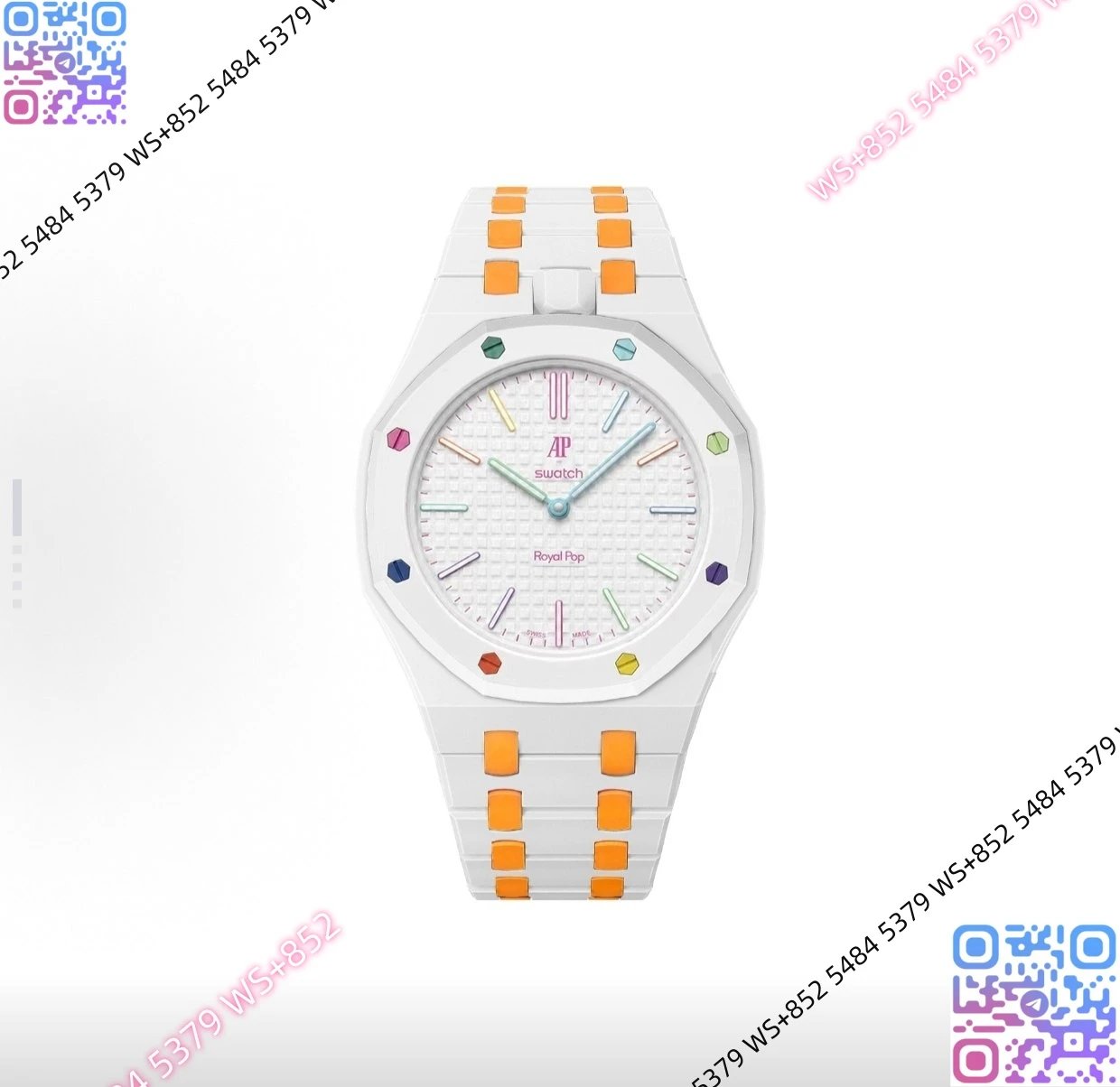 Audemars Piguet Watches Royal Pop — AP Customized version 1.Full ceramic strap (with dial. Original box. Invoices. Shopping bag)