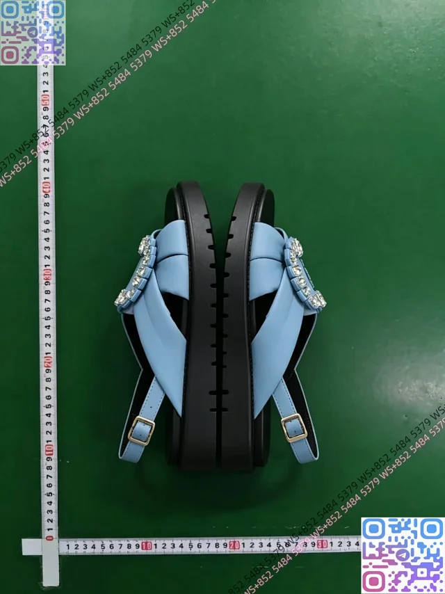 Unbranded Sneakers Mesh rhinestone-buckle wedge product detail image 8
