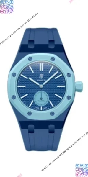 Audemars Piguet Swatch x Audemars Piguet Royal Oak Offshore Blue Watch Watches - 1