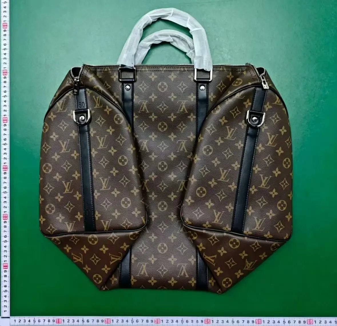Louis Vuitton Travel Bags Monogram duffel bag with shoulder strap image 2