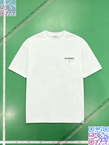 Design AllSaints Peace Chain Skull Graphic T-Shirt White T-Shirts - 6