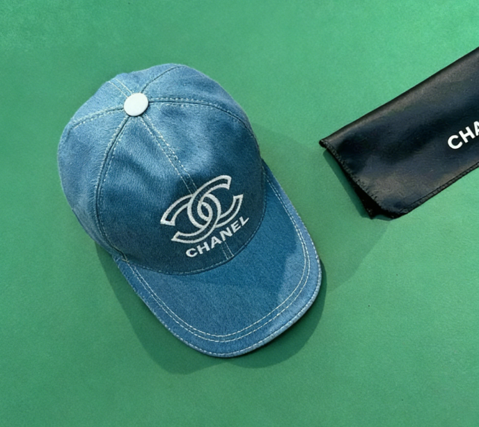 Chanel Hats Logo-Embroidered Baseball Caps and Bow Straw image 5