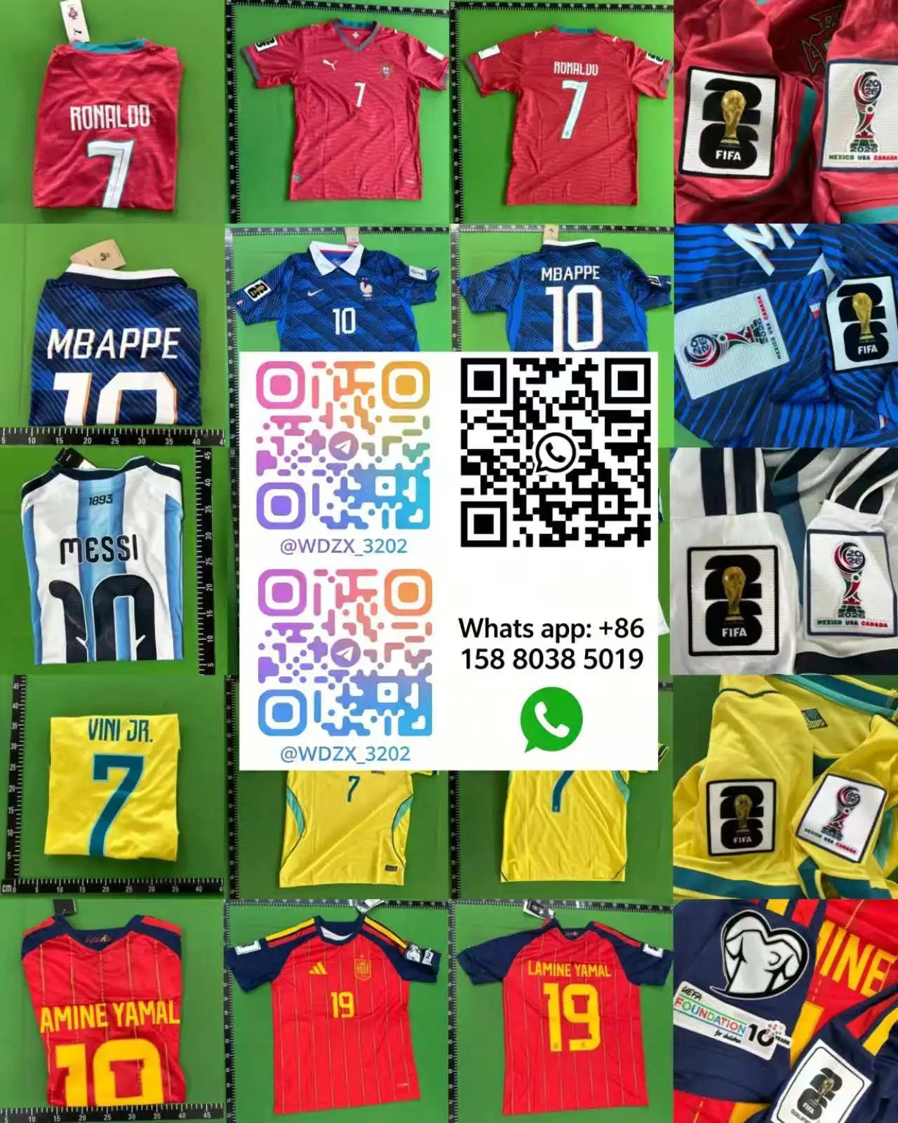 xy02-2627 World Cup Soccer Jersey France Mexico Italy Spain Portugal Argentina WhatsApp:+86 158 8038 5019