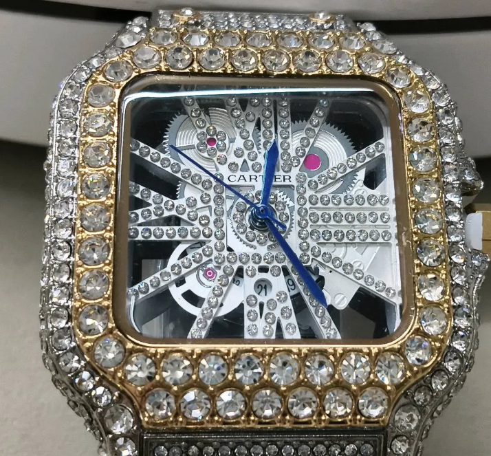 Full diamond watch alloy watch quartz watch