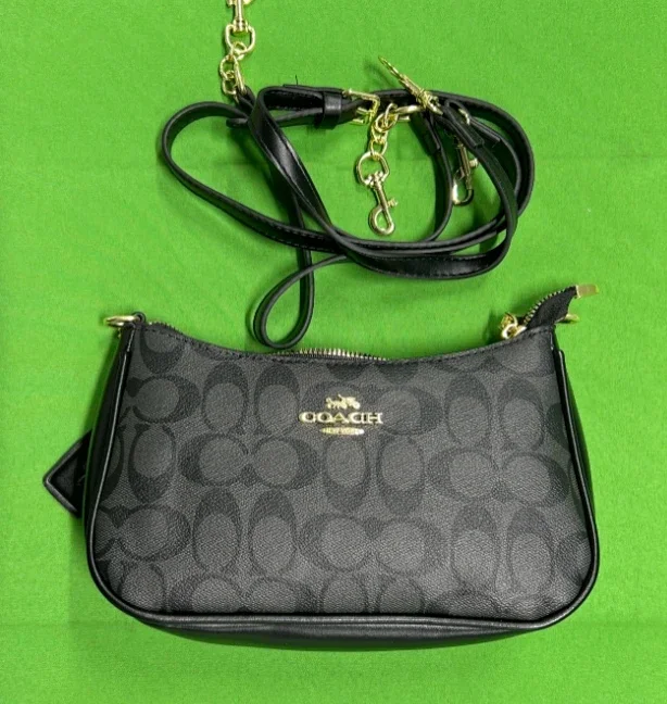Coach Handbags Signature canvas satchel with detachable shoulder strap product detail image 4