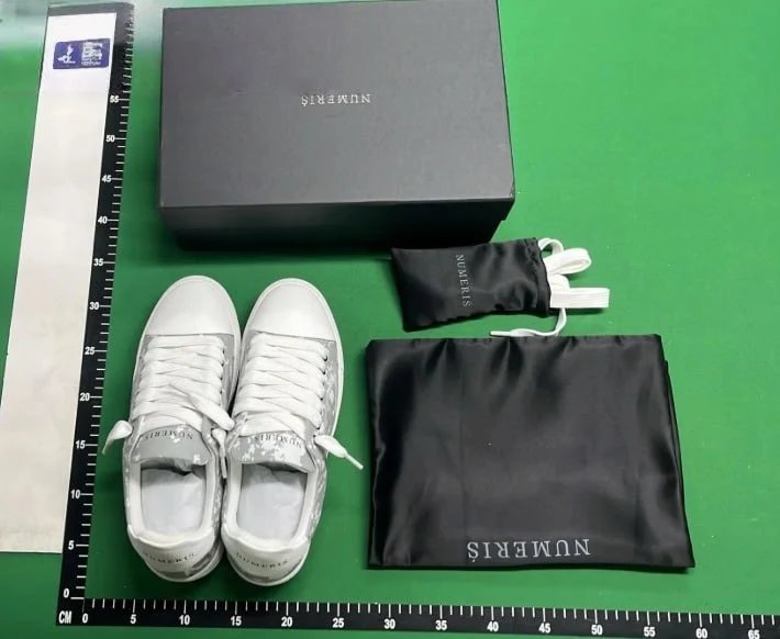 Numeris White Low Top Sneakers