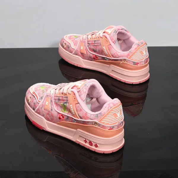 Louis Vuitton Archlight Floral Pink Multicolor Sneakers Chunky Sneakers - 1