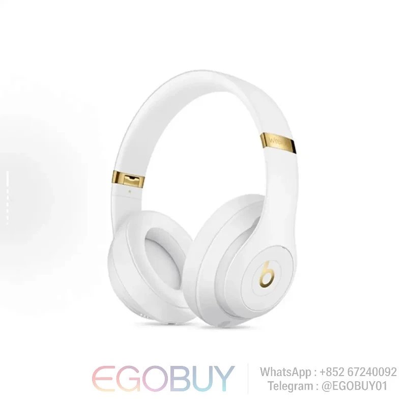 Unbranded Headphones Over-Ear with Smart Case — Beats Studio (White)