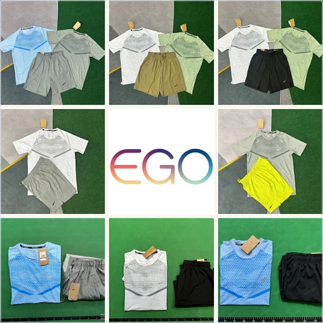 Nike Matching Sets Men's short-sleeve performance T-shirt and shorts set product detail image 1
