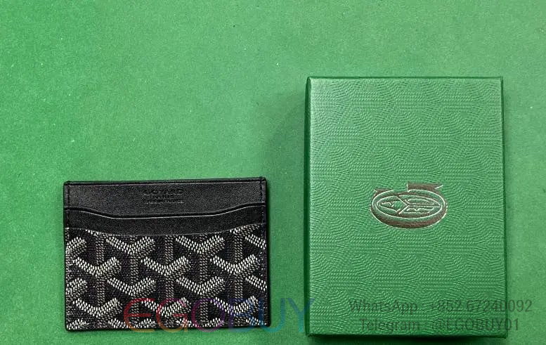 Goyard Wallets & Card Holders Monogram Holder — 07 Clip Black