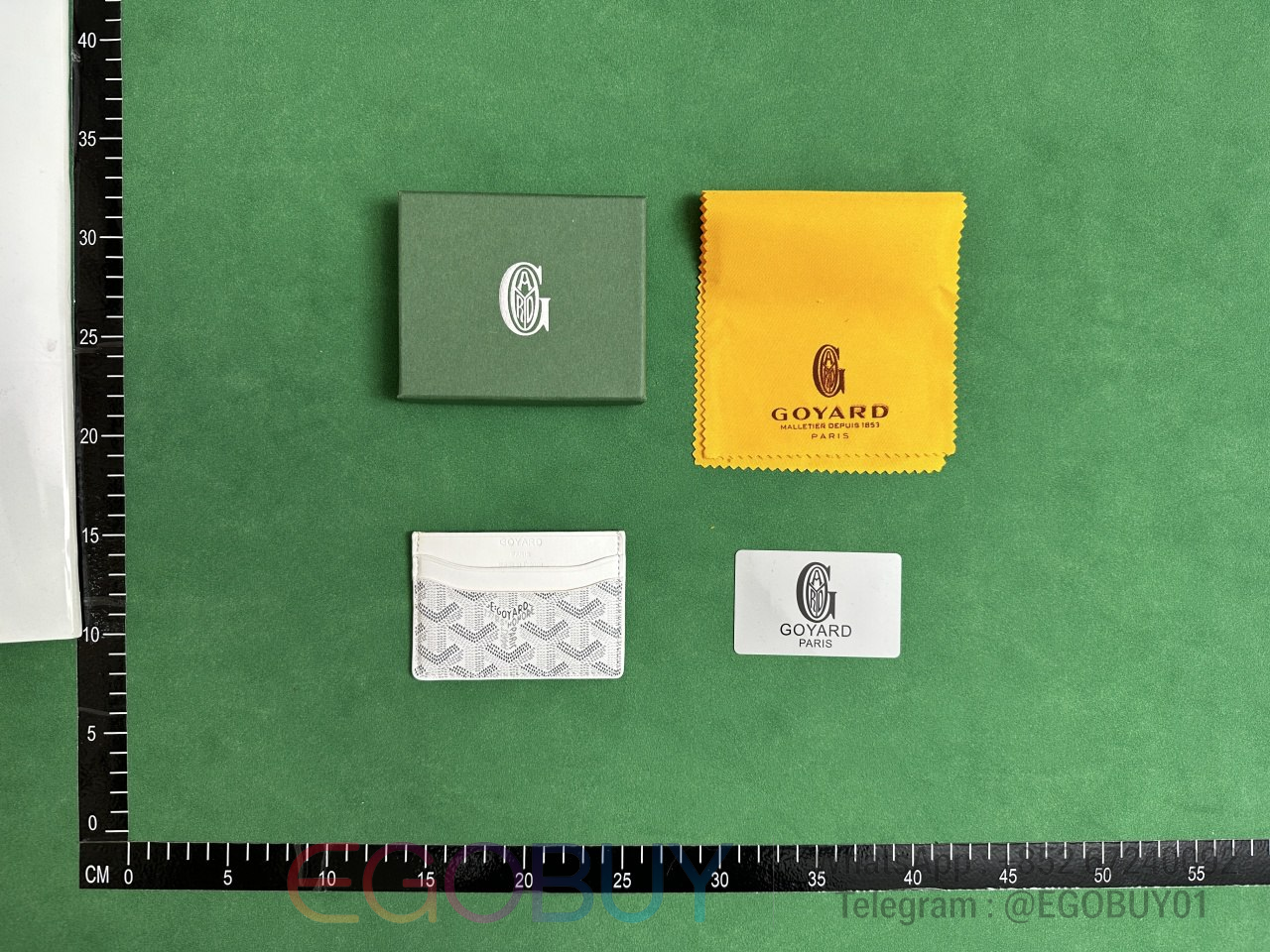 Goyard Wallets & Card Holders Monogram Holder — 06 Card holder white