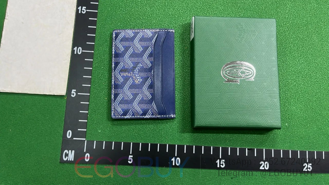 Goyard Wallets & Card Holders Monogram Holder — 03 Clip Dark Blue