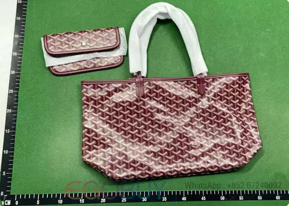 Goyard Wallets & Card Holders Monogram Holder — 40 Tote Pack Red