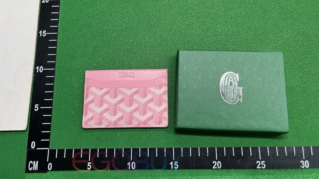 Goyard Wallets & Card Holders Monogram Holder — 02 Card holder pink