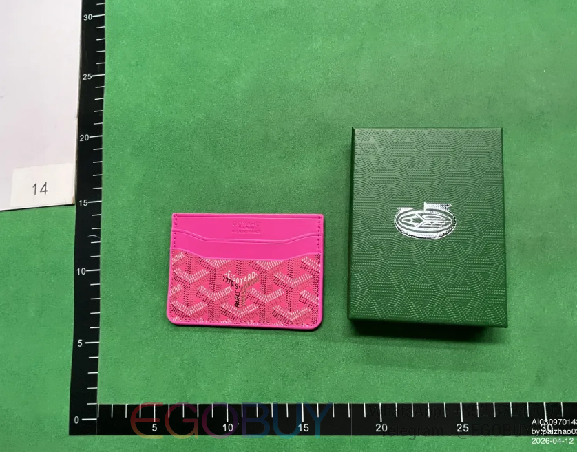 Goyard Wallets & Card Holders Monogram Holder — 11 card clip barbie powder