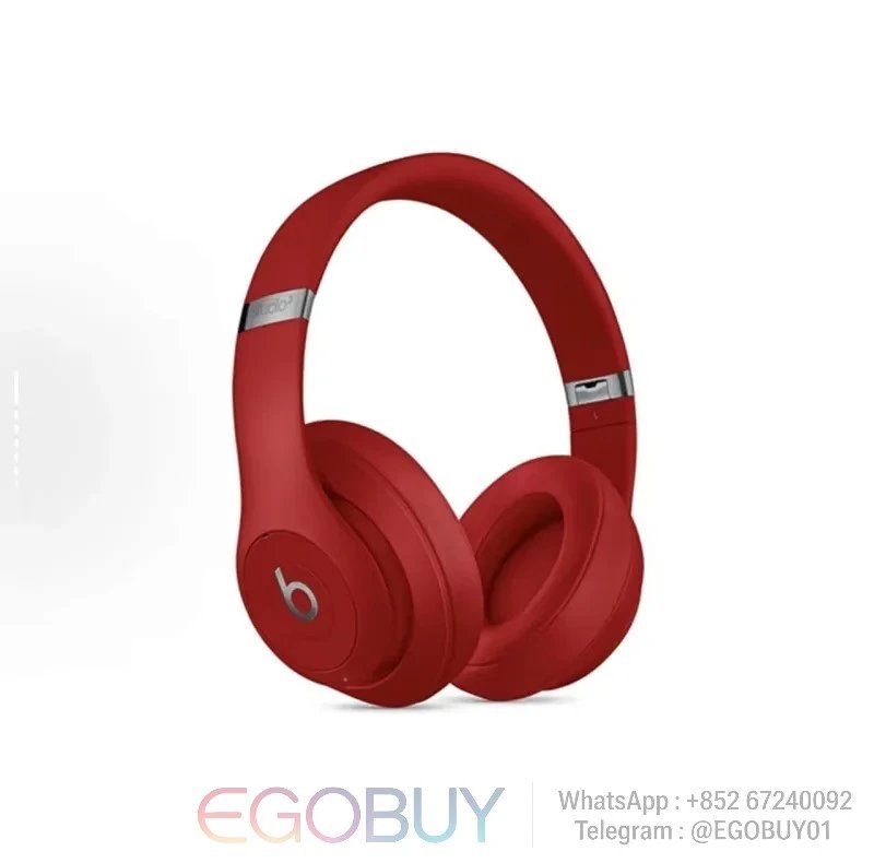 Unbranded Headphones Over-Ear with Smart Case — Beats Studio (red)