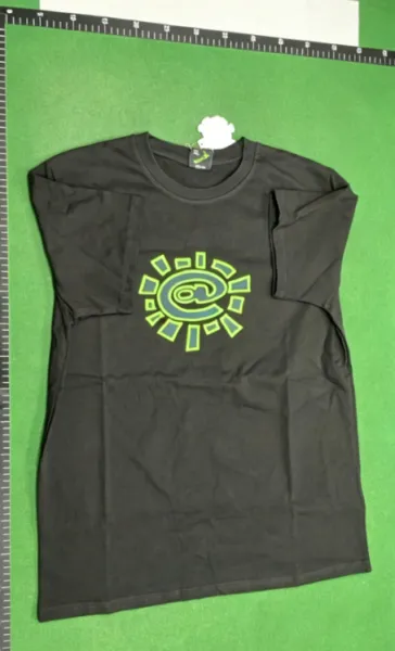 Design Graphic Print Black T-Shirt - 5