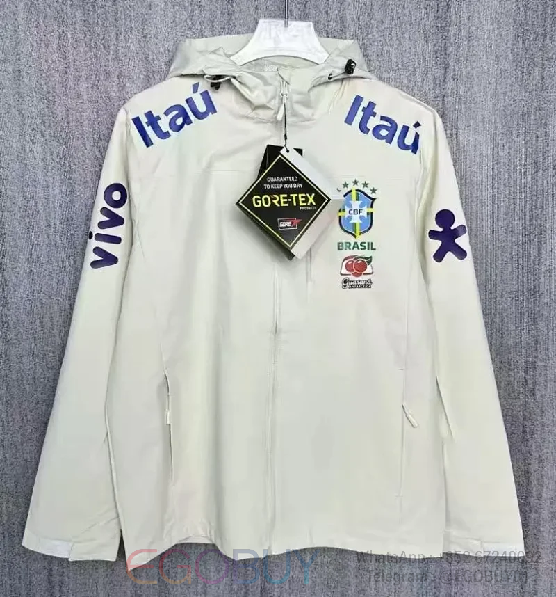 Brazil - Off-White Windbreaker (Lightweight)